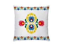 Poduszka, bawełna, Folk, 38x38 cm