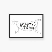 Plakat w ramce, Kolekcja Ptaszek Staszek - Wszystko za Tobą, 30x20 cm
