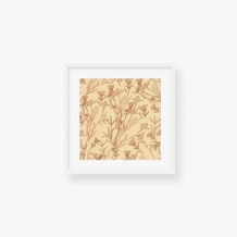 Plakat w ramce, Pure Nature - Flower - Biała Ramka, 35x35  cm