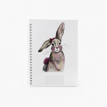 Notes Bunny - kratka, 15x21 cm
