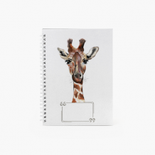 Notes Giraffe - linie, 15x21 cm