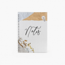 Notes Scrapbook'owy - kratka, 15x21 cm