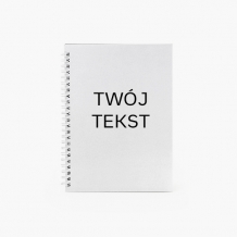 Notes Twój tekst kratka, 15x21 cm