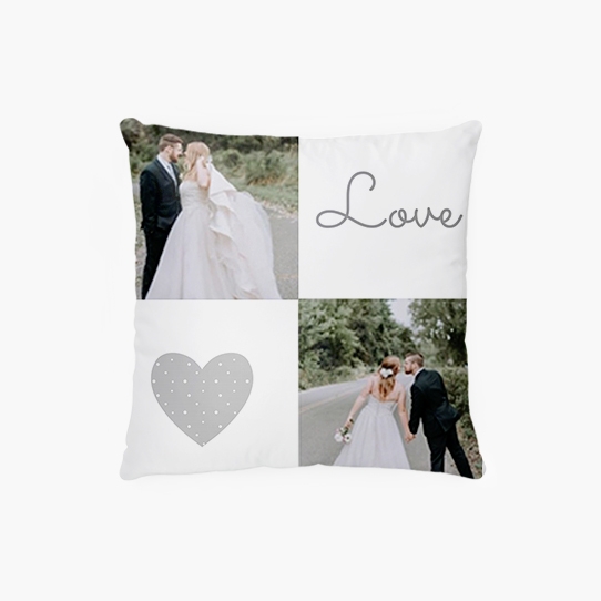 Poduszka, bawełna, Love wedding, 38x38 cm