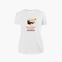 Koszulka damska, Kolekcja Typowy Kot - Dom bez kota