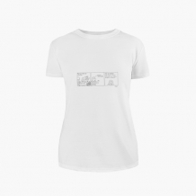 Koszulka damska, Kolekcja Bazgram - Zasadzka