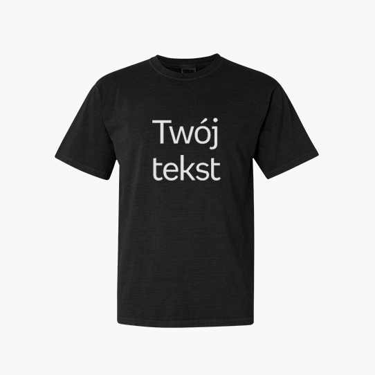 Koszulka męska, Twój tekst