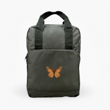 Plecak z rączkami Butterfly Brown