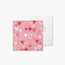 Fotokartki Kartka Walentynkowa Różowa, 14x14 cm