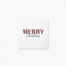 Fotokartki Merry Christmas, 14x14 cm