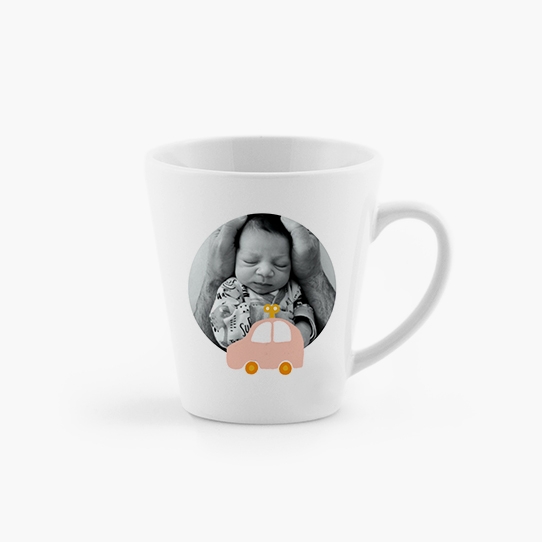 Kubek latte, Kubek lastryko ze zdjęciem