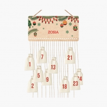 Kalendarz adwentowy, Choinka, 37x18 cm