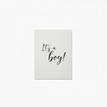 Zaproszenia It's a boy!, 15x20 cm