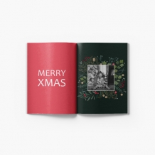 Fotoksiążka zeszytowa Merry Xmas, 15x20 cm