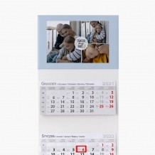 Kalendarz trójdzielny, Kochanej Babci, 30x85
