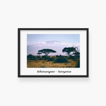 Plakat w ramce, Kilimandżaro , 40x30 cm