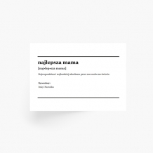 Plakat, Słownik - Najlepsza mama, 40x30 cm