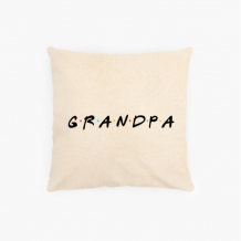 Poduszka, bawełna ekologiczna, Grandpa, 40x40 cm