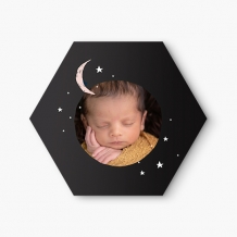 Obraz, Dobranoc - obraz heksagon, 30x25 cm