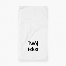 Ręcznik Twój tekst, 30x60 cm