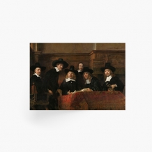 Plakat, Syndycy cechu sukienników, Rembrandt van Rijn, 1662, 60x40 cm