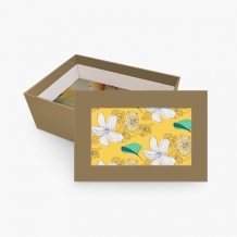 Pudełko kartonowe, Botaniczne, 15x11 cm