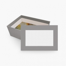 Pudełko kartonowe, Pusty szablon, 15x11 cm