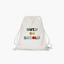 Plecak sznurkowy Buty do szkoły