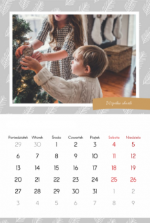 Kalendarz, Rodzinne Opowieści, 30x40 cm