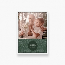 Plakat w ramce, Dla dziadków - biała ramka, 30x40 cm