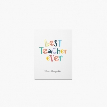 Fotokartki Best Teacher Ever, 10x15  cm