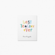 Fotokartki Best Teacher Ever, 10x20 cm