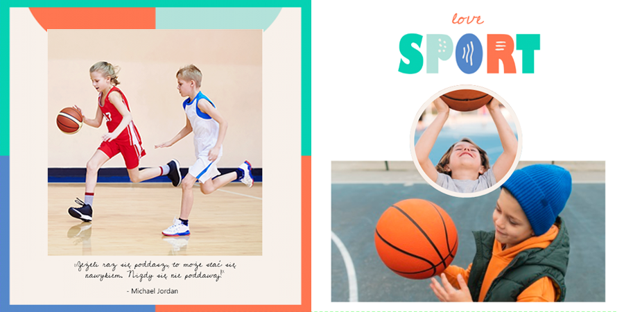 Love sport fotoksiążka, 20x20 cm