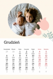 Kalendarz ścienny, Kochanej Babci, 30x40 A3 cm