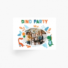 Plakat, Kolekcja urodzinowa - Dinozaury - wersja 1, 40x30