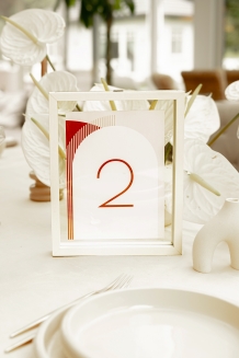 Numer stołu weselnego, Kolekcja Nowoczesna- wersja 1 