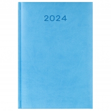 Kalendarz książkowy niebieski, 14x20 cm