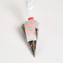 Herbaty, Kolekcja Glamour - Rożek celofanowy z herbatą liściastą