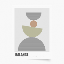 Plakat, Kolekcja Balance, 20x30 cm