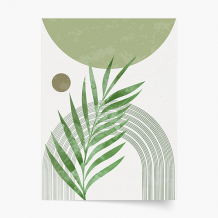 Plakat, Kolekcja Simple - zielony, 50x70 cm