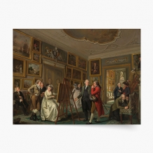 Plakat, Galeria sztuki Jana Gildemeestera Jansza, Adriaan de Lelie, 1794 - 1795, 40x30 cm