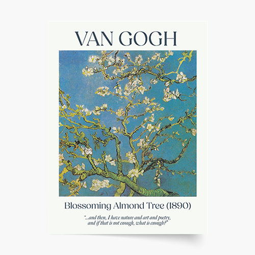 Plakat, Van Gogh - Almond Tree, 60x80 cm