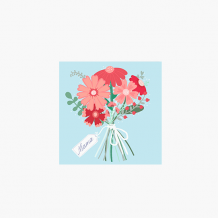 Fotokartki Kwiaty dla Mamy, 14x14 cm