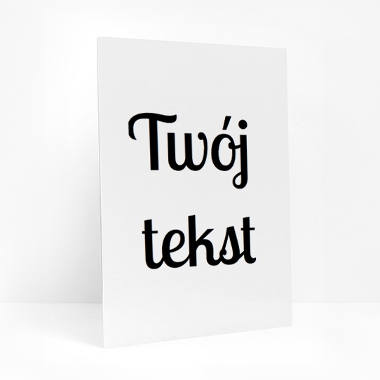 Obraz, Twój tekst, 30x40 cm