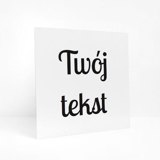 Obraz, Twój tekst, 30x30 cm