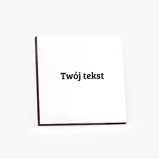Obraz, Twój tekst, 50x50 cm