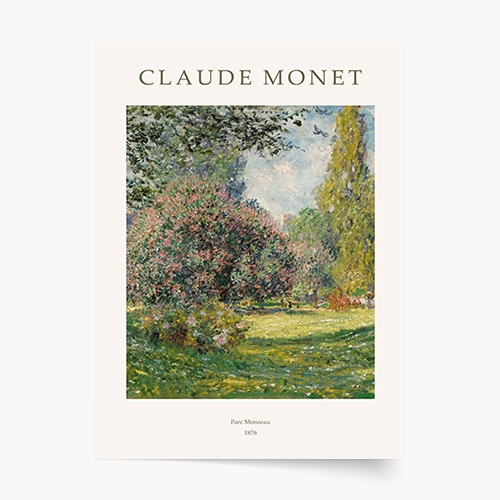 Plakat, Monet - Parc Monceau, 20x30 cm