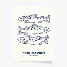 Plakat, Fish Market, 20x30