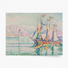 Plakat, P. Signac "Antibes - Ranek", 30x20