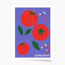 Plakat, Włoska kuchnia - Pomodori, 20x30